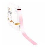 Bel satin ruban 25mm - Light Rose