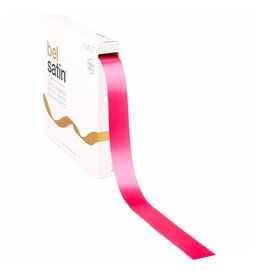 Bel Satin Ruban 25mm - Pink