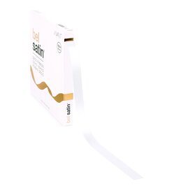 Bel Satin ruban 15mm - White