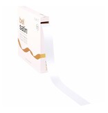 Bel Satin Band 25mm - White