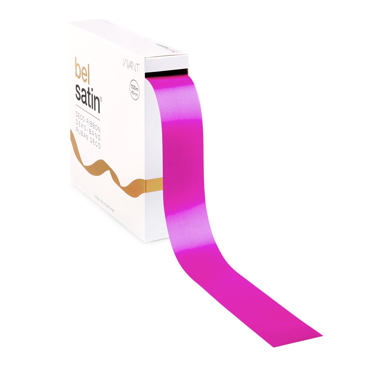 Bel Satin ribbon 40mm - Magenta