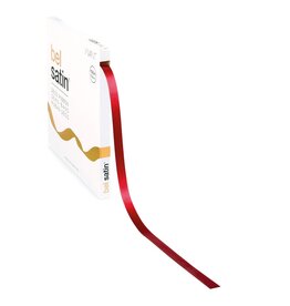 Bel Satin lint 10mm - Red