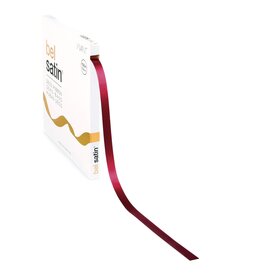 Bel Satin ruban 10mm - Warm Red