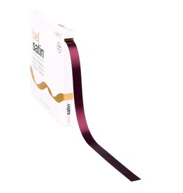 Bel Satin ruban 15mm - Wine Red