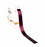 Bel satin ruban 25mm - Wine Red