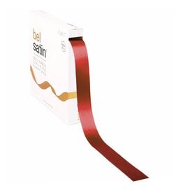 Bel Satin ruban 25mm - Brique