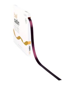 Bel Satin ruban 10mm - Bordeaux