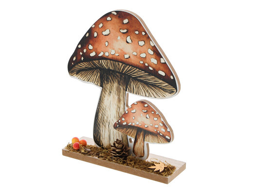 "Mushroom mix" Dekorative, stehende 2 Pilze