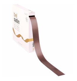 Bel Satin ruban 25mm - Dark Rose