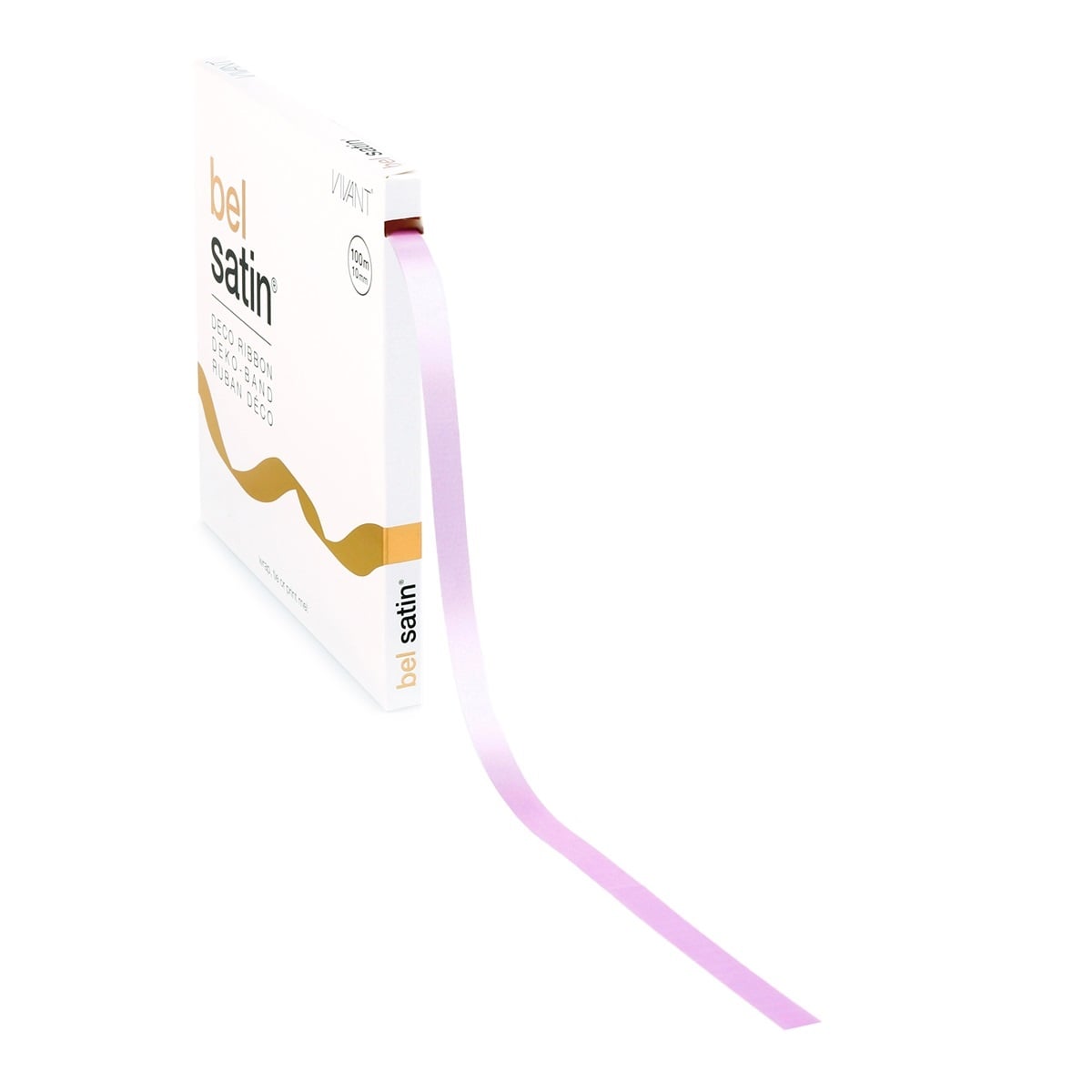 Bel Satin ribbon 10mm - Lila