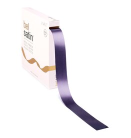Bel Satin lint 25mm - Old Purple
