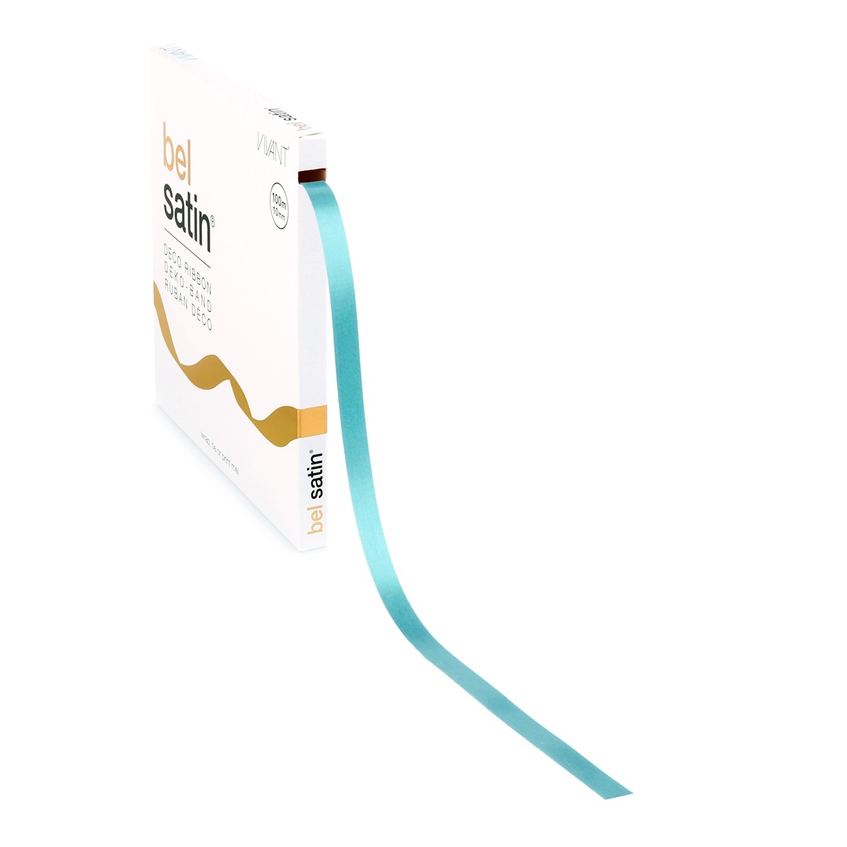 Bel Satin ruban 10mm - Light Blue
