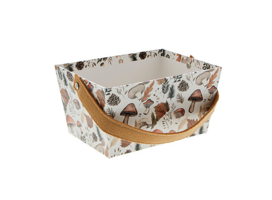 "Mushroom mix" straight bowl with rectangular ear
