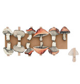 "Mushroom mix"  mushroom Clip  -  72 pieces