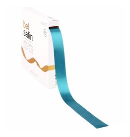 Bel Satin ruban 25mm - Turquoise