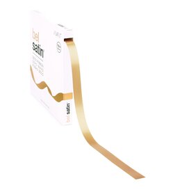 Bel Satin lint 15mm - Light Gold