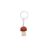 Mushroom "Champy" keychain terracotta