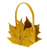 Herbstblatt Korb mit Ohr Ocker