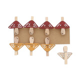 "Parasol" paddestoelen knijper  - 48 stuks