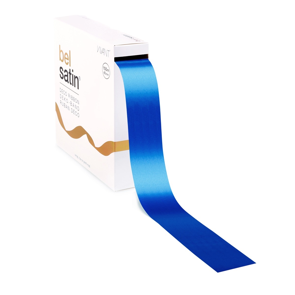 Bel Satin ruban 40mm - Blue