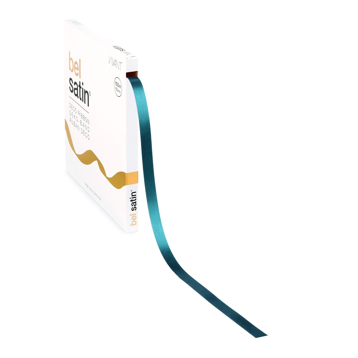 Bel Satin ruban 10mm - Sea Blue