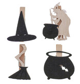 Clip mix de 4 figurines  pour Halloween