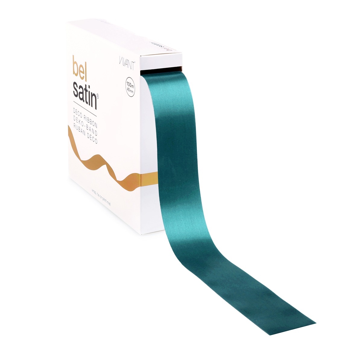 Bel Satin ruban 40mm - Sea Blue