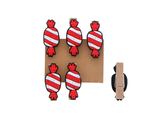 "Sweets" candy clothespin