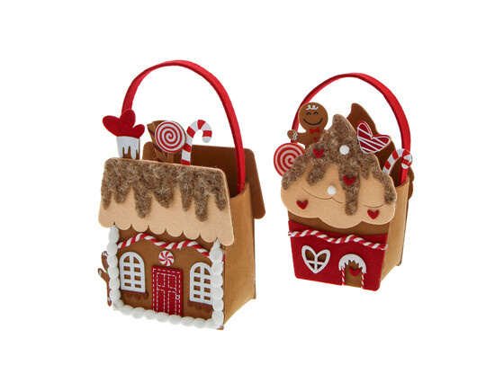 Panier "Sweets" maison de bonbons et cupcake