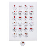 Sticker 4 cm "Sweets" wie zoet is .........