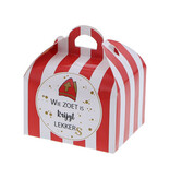Sweetbox met handvat 250 gr. "Sweets" wie zoet is ....