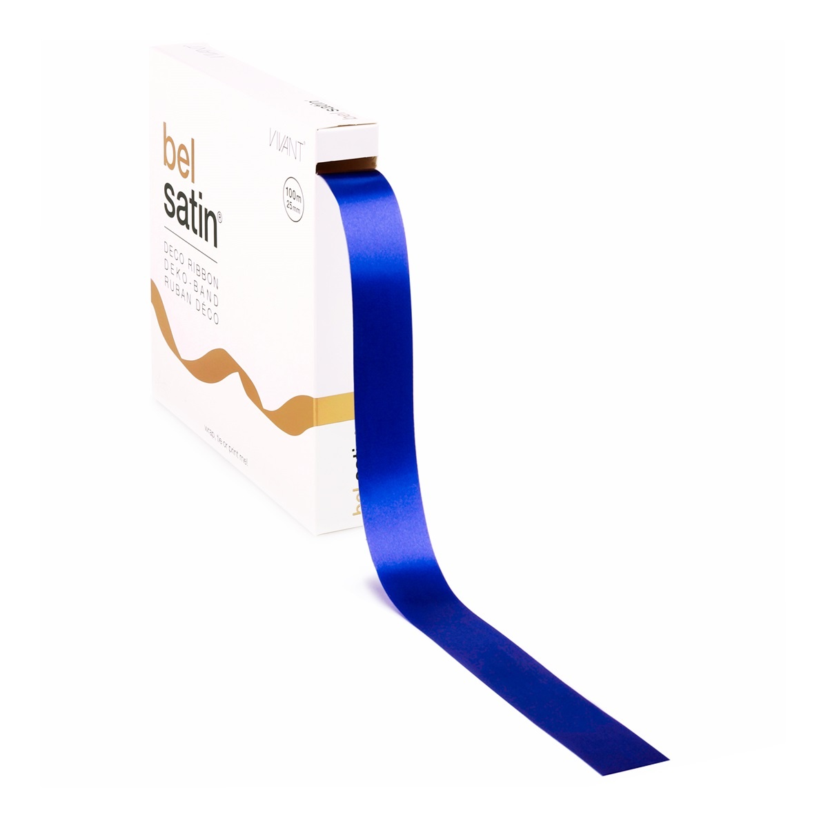 Bel Satin ruban 25mm - Royal Blue