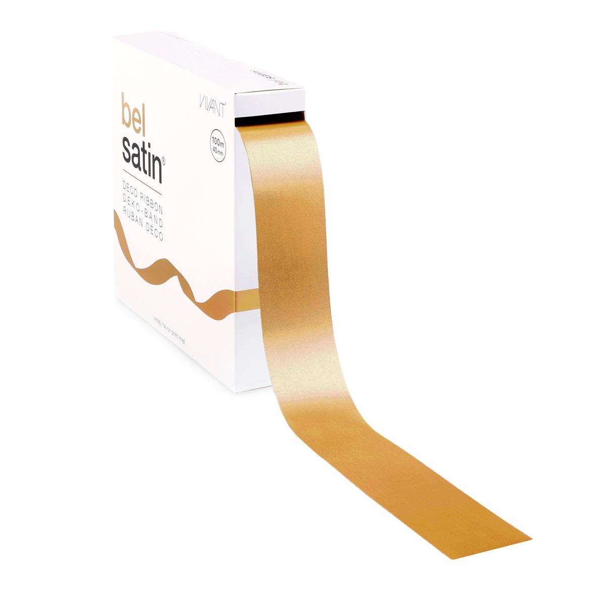Bel Satin lint 40mm - Gold