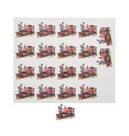 Sticker flash Noël "Winter scene" train