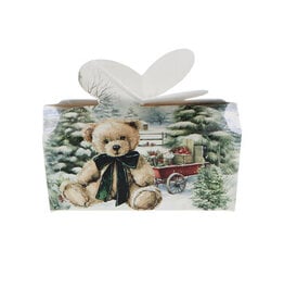 Boîte papillon 2 chocolats Christmas "Winter scene"