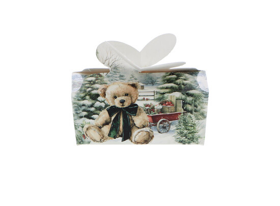 Schmetterlingsbox 2 Pralinen Christmas "Winter scene"