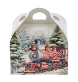 Sweetbox met handvat 250 gr. Christmas "Winter scene"