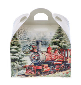 Süßbox mit Griff 250 gr. Christmas "Winter scene"