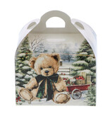 Sweetbox avec poignée 250 gr. Christmas "Winter scene"