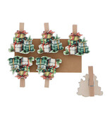 Christmas "Winter scene" presents pincher