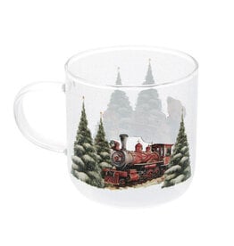 Christmas "Winter scene" Glasbecher
