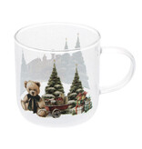 Christmas "Winter scene" Glasbecher