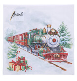 Servet Christmas train 33cm x 33cm