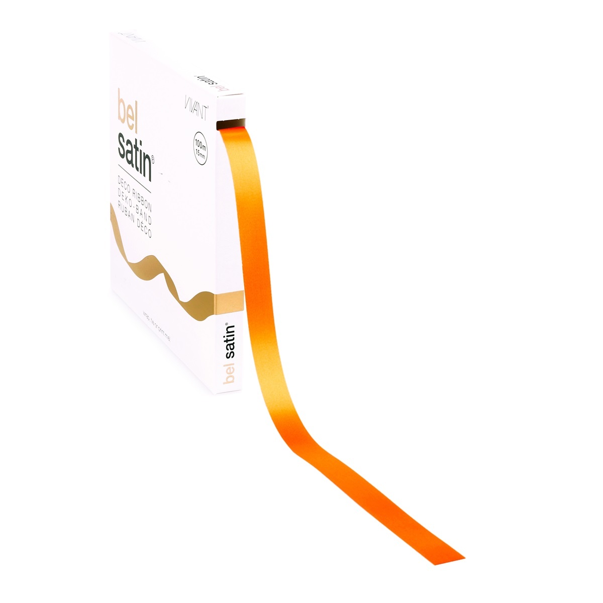 Bel Satin Band 15mm - Orange