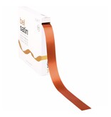 Bel Satin lint 25mm - Warm Orange