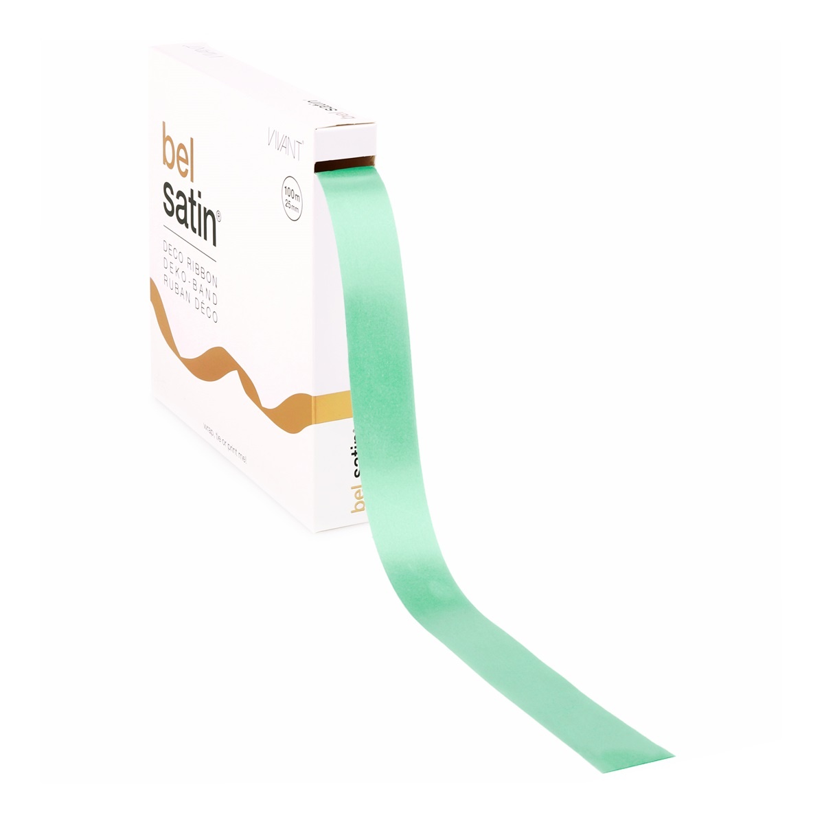 Bel Satin lint 25mm - Mint