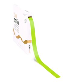 Bel Satin lint 15mm - Spring Green