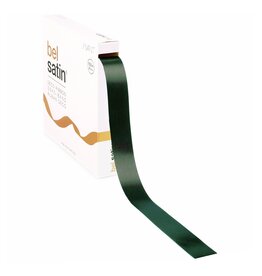 Bel Satin lint 25mm - Dark Green