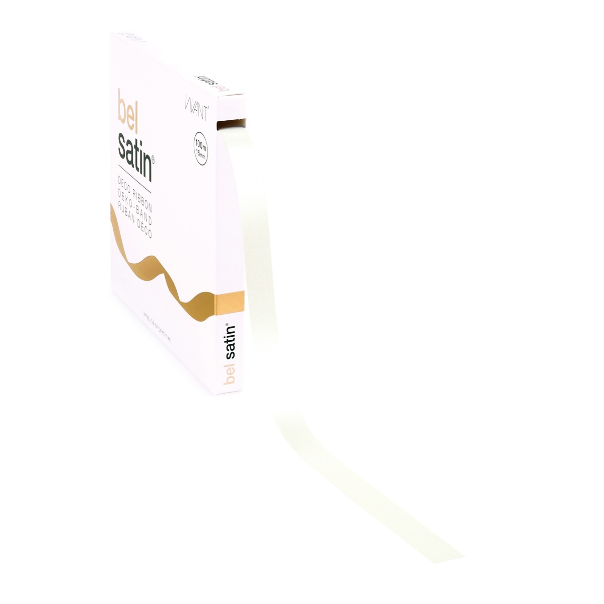 Bel Satin Band 15mm - Crème