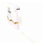 Bel Satin lint 25mm - Crème